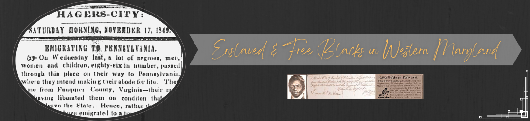 Collage of articles from Enslaved and Free Blacks collection