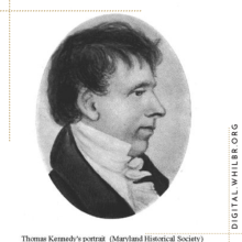 Portrait sketch of Thomas Kennedy