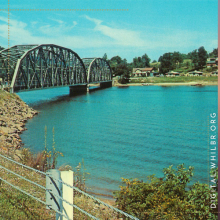 Photo of Deep Creek Lake Bridge on a clear blue day