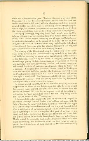 Page 39 from History of Antietam National Cemetery 1869 - "THE ORATION OF EX-GOVERNOR BRADFORD." continued