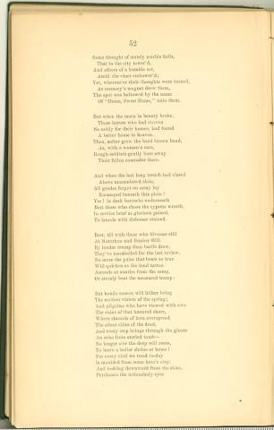 Page 52 from History of Antietam National Cemetery 1869 - The Dedication Poem continued