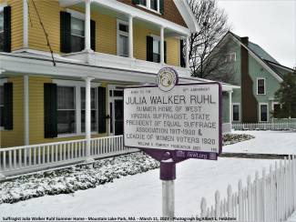 Mountain Lake Park home of Julia Walker Ruhl