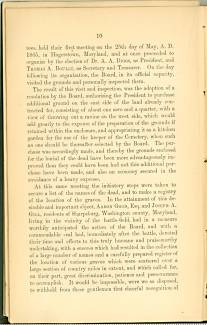 Page 10 from History of Antietam National Cemetery 1869 - "The Antietam National Cemetery"