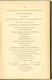 Page 24 from History of Antietam National Cemetery 1869 - "COMMANDERIES AND GRAND COMMANDERIES"