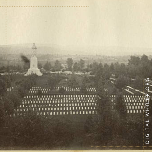 View from Cemetery Lodge tower at the Antietam National Cemetery