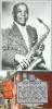 Don Redman professional photo holding a saxophone; picture of sign located in Piedmont, WV