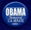 Photo of button for Obama Democrat U.S. Senate 2004