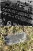 2 photos, one from African American troops on the deck of the Louisville in 1919; cemetery marker of Fulton Myers 1890 - 1918