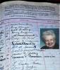 Photo of Legal law ledger and photo of Rosanne Bernstein, Attorney